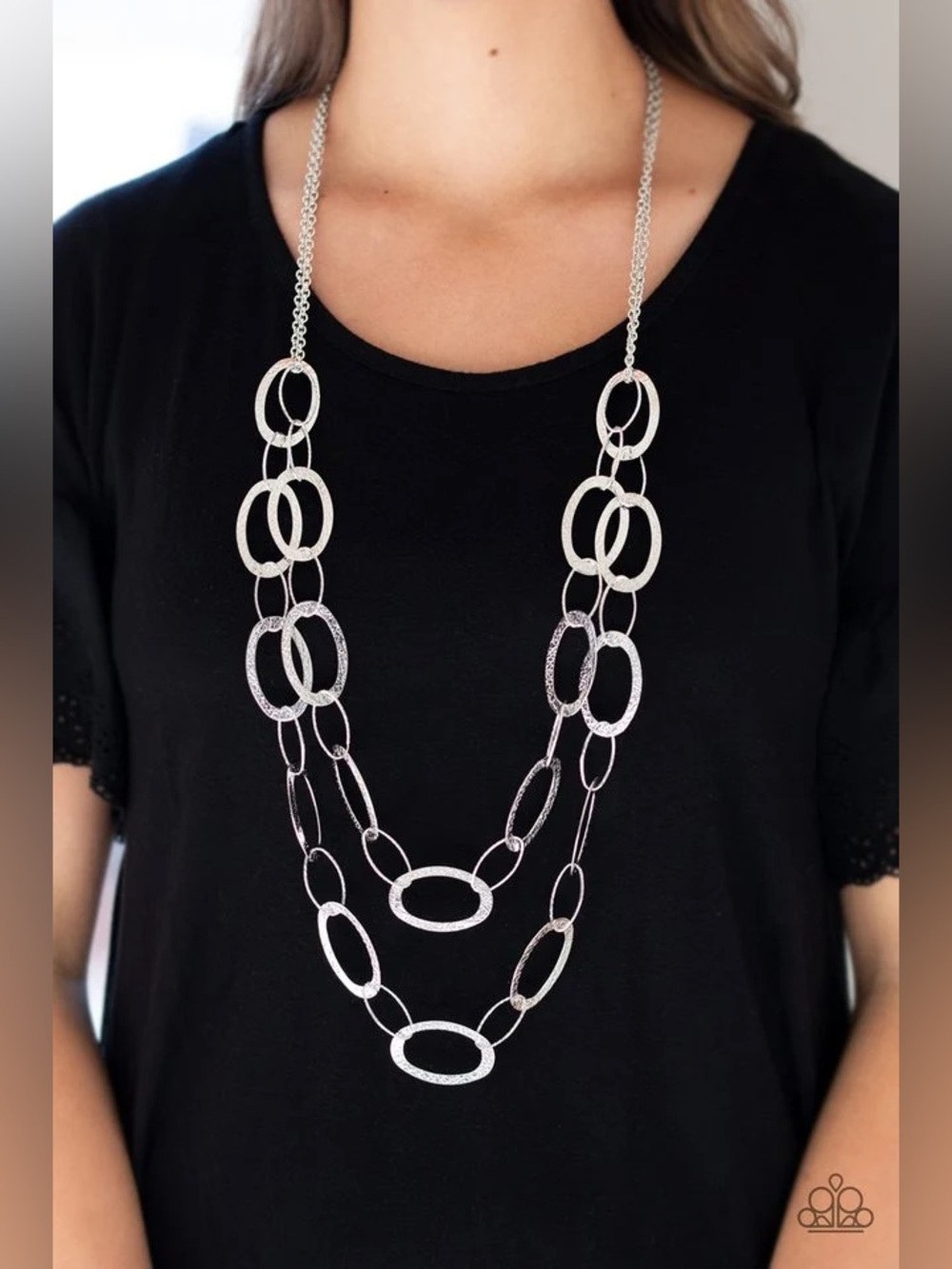 ❤️🔥5/$25❤️🔥 Glimmer Goals Silver Necklaces